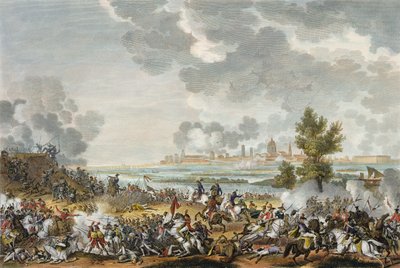 La battaglia di S. Giorgio di Mantova, 29 Fruttidoro, Anno 4 (settembre 1796) inciso da Jean Duplessi-Bertaux da Antoine Charles Horace Vernet