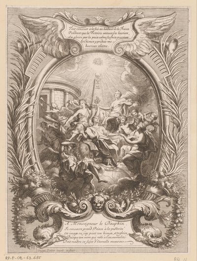 Allegoria della fama del Delfino da Antoine Coypel