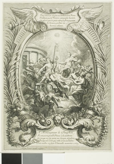 Allegoria della Gloria del Delfino da Antoine Coypel