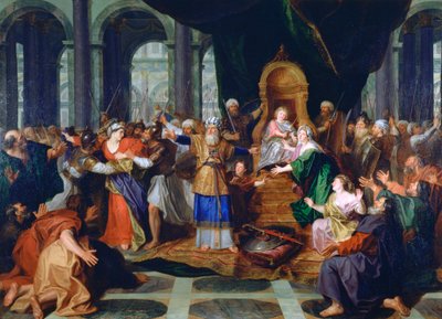 Atalia espulsa dal tempio da Antoine Coypel
