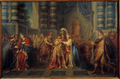 Cleopatra che inghiotte il veleno da Antoine Coypel