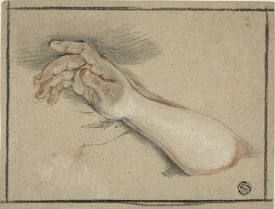 Mano e avambraccio da Antoine Coypel
