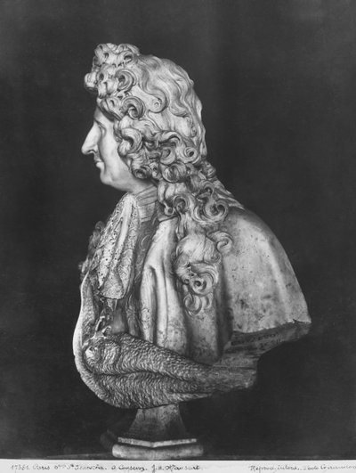 Busto di Jules Hardouin Mansart, 1698 da Antoine Coysevox