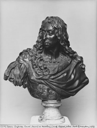 Busto di Luigi II Principe di Borbone, noto come Le Grand Condé da Antoine Coysevox