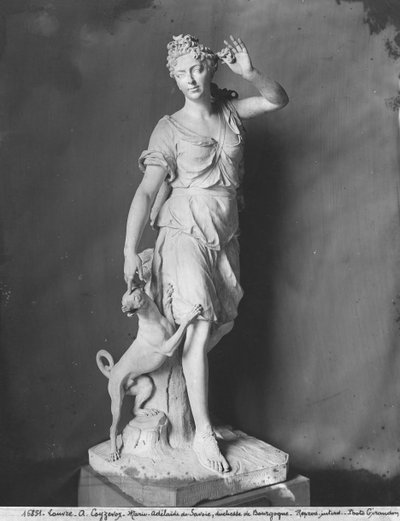 Marie-Adelaide de Savoie, Duchessa di Borgogna, come Diana Cacciatrice, 1709 da Antoine Coysevox