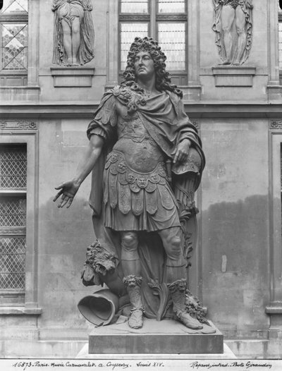 Statua di Luigi XIV (1638-1715), cortile d