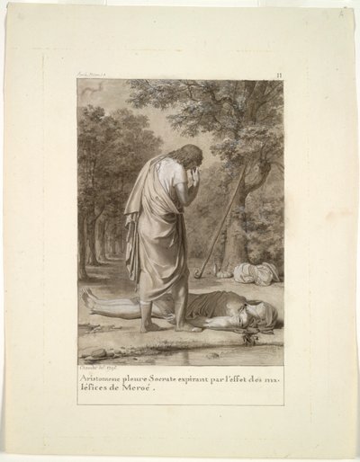 Aristomene piange la morte di Socrate per l