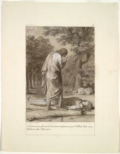 Aristomene piange la morte di Socrate dall