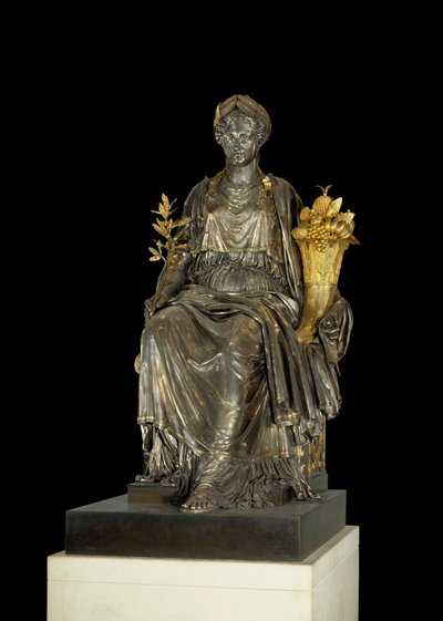 La Pace Scultura in argento e bronzo di Antoine Denis Chaudet e Louis Jean Baptiste Chéret dal Salone della Pace al Palazzo delle Tuileries. Parigi, Museo del Louvre da Antoine Denis Chaudet
