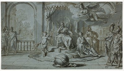 Alessandro Magno progetta la conquista del mondo da Antoine Dieu