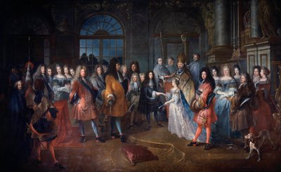 Matrimonio di Luigi di Francia, duca di Borgogna, e Maria Adelaide di Savoia il 7/12/1697 da Antoine Dieu