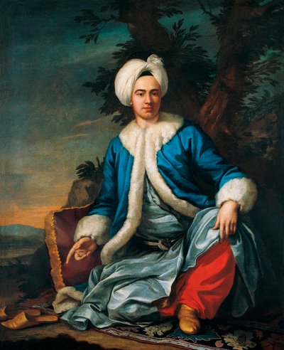 Ritratto di un europeo in costume turco da Antoine Favray
