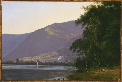 Vista del Lago di Nemi da Antoine Fèlix Boisselier