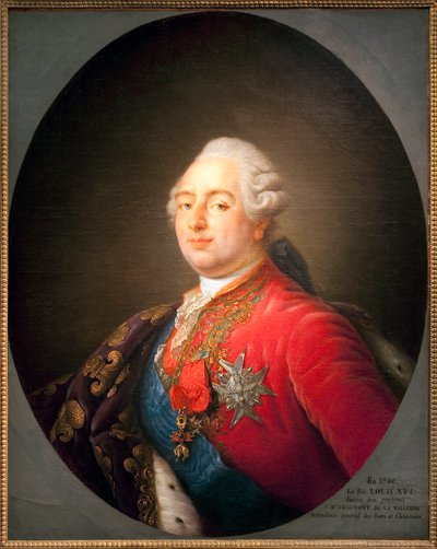 Ritratto di Luigi XVI, re di Francia. Dipinto dall