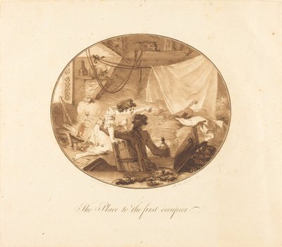 Il Posto al Primo Occupante da Antoine François Sergent after Augustin de Saint Aubin