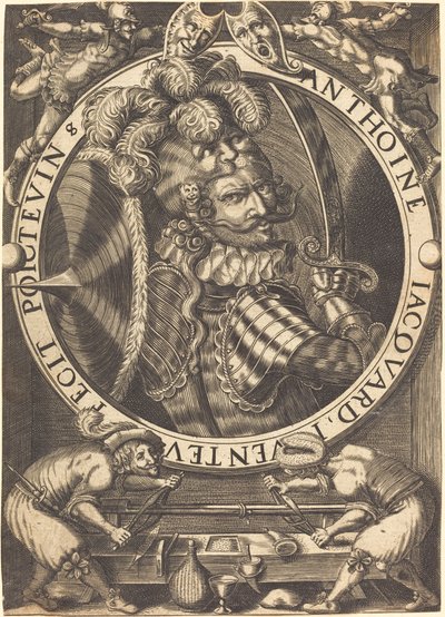 Autoritratto (La carta commerciale di Anthoine Jacquard) da Antoine Jacquard