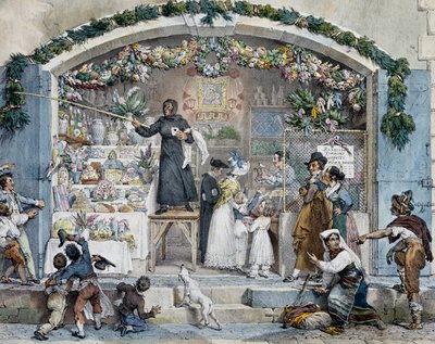 Befana a Roma da Antoine Jean Baptiste Thomas
