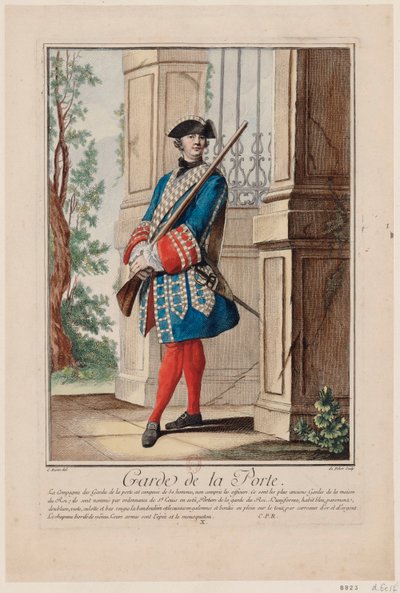 Guardia della porta, 1756 da Antoine Jean De Fehrt