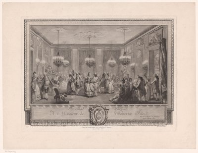 Maria Antonietta: La Regina della Moda: Ballo a casa di Monsieur de Villemorien da Antoine Jean Duclos