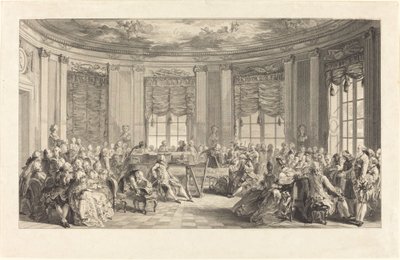 Il concerto da Antoine Jean Duclos after Augustin de Saint Aubin