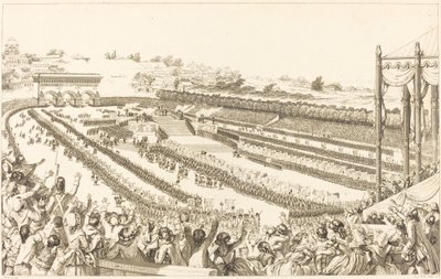 Federazione Generale dei Francesi al Campo di Marte il 14 luglio 1790 da Antoine Jean Duclos after Charles Monnet