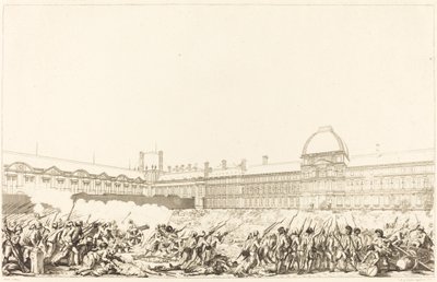 La giornata del 10 agosto 1792 da Antoine Jean Duclos after Charles Monnet