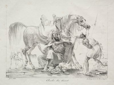 Arabo del deserto da Antoine Jean Gros