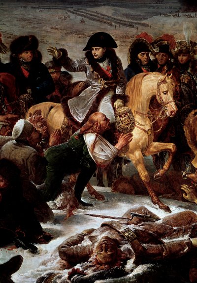 Campagna di Prussia e Polonia (1806-1807): Napoleone I sul campo di battaglia di Eylau il 9/02/1807 (dettaglio) da Antoine Jean Gros