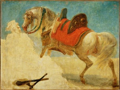 Studio dei finimenti del cavallo arabo ... da Antoine-Jean Gros