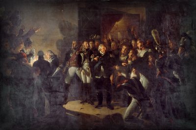 Luigi XVIII lasciò le Tuileries la notte del 20 marzo 1815 da Antoine Jean Gros