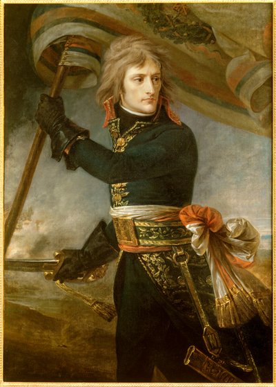 Napoleone Bonaparte al ponte di Arcole (17 novembre) da Antoine Jean Gros