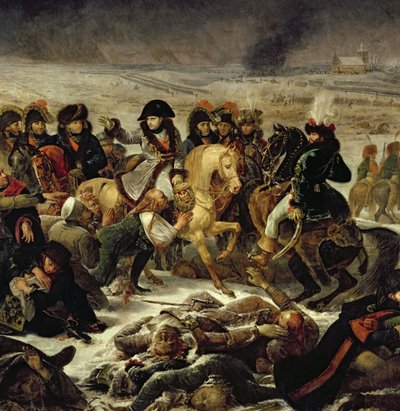 Napoleone sul campo di battaglia di Eylau, 9 febbraio 1807, 1808 (dettaglio) da Antoine Jean Gros