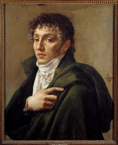 Ritratto del compositore Étienne Méhul Dipinto di Antoine Jean Gros 1799 Parigi, Museo Carnavalet da Antoine Jean Gros