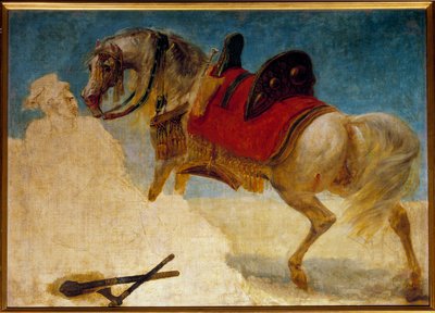 Studio di finimenti per cavalli, dipinto di Antoine Jean Gros, XIX secolo da Antoine Jean Gros
