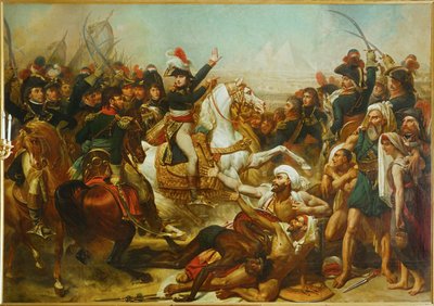 La battaglia delle piramidi ... da Antoine-Jean Gros