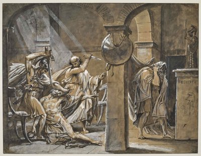 La morte di Timofane da Antoine Jean Gros Baron