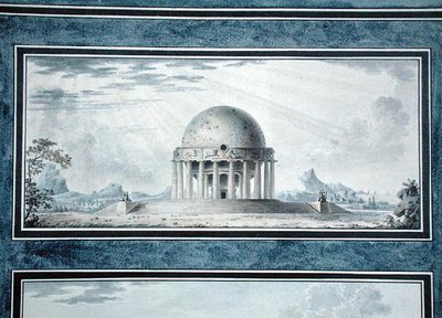Progetto per una casa per un cosmopolita, 1783 da Antoine Laurent Thomas Vaudoyer