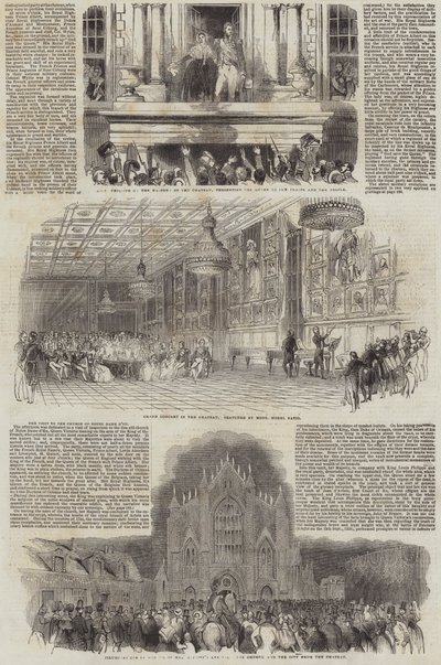 La visita di Sua Maestà in Francia da Antoine Leon Morel Fatio