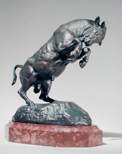 Toro impennato da Antoine Louis Barye