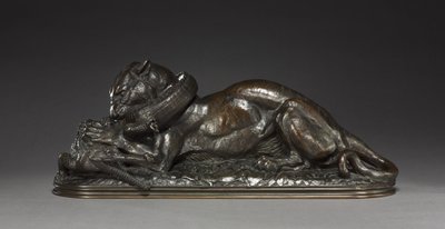 Tigre che divora un gaviale, 1831 da Antoine Louis Barye