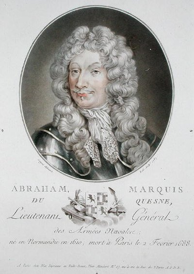 Abraham (1610-88) Marchese du Quesne da Antoine Louis Francois (after) Sergent Marceau