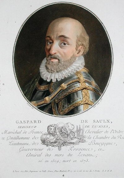 Gaspard de Saulx (1509-73) Seigneur de Tavanes da Antoine Louis Francois (after) Sergent Marceau
