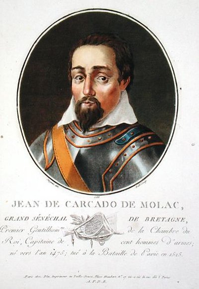 Jean de Carcado de Molac (c.1475-1525), inciso da Ride da Antoine Louis Francois (after) Sergent Marceau