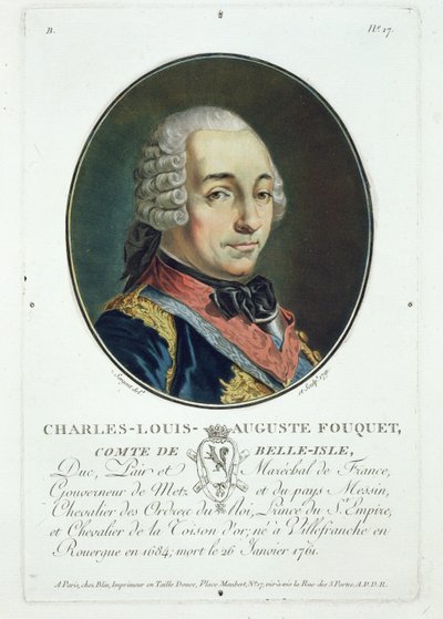 Charles-Louis-Auguste Fouquet (1684-1761) da 