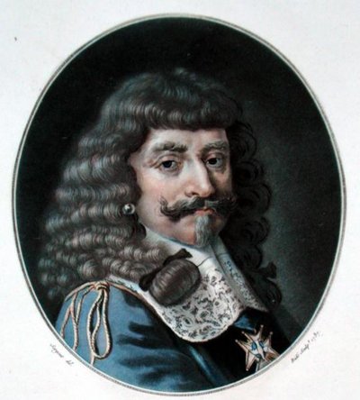 Enrico di Lorena, 1º Conte di Harcourt (1601-66), inciso da Ride, 1787 da Antoine Louis Francois after Sergent Marceau
