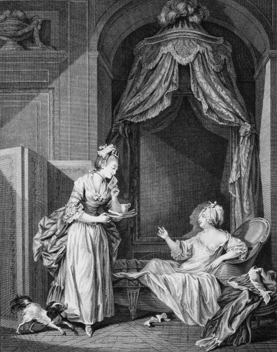 Il bagno, 1774 da Antoine Louis Romanet