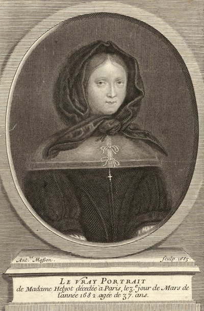 Francese: Ritratto di Marie Helyot da Antoine Masson