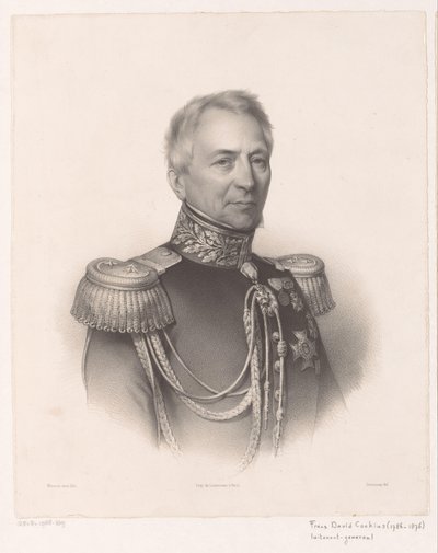 Ritratto di Frans David Cochius da Antoine Maurin