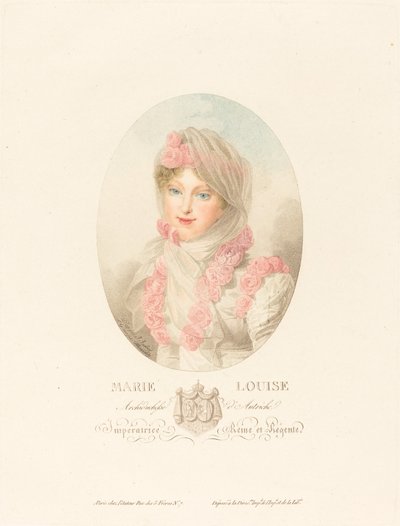 Maria Luisa, Imperatrice dei Francesi da Antoine Maxime Monsaldy after Jean Baptiste Isabey