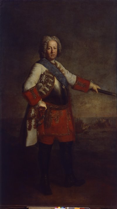 Conte Friedrich Heinrich von Seckendorf da Antoine Pesne